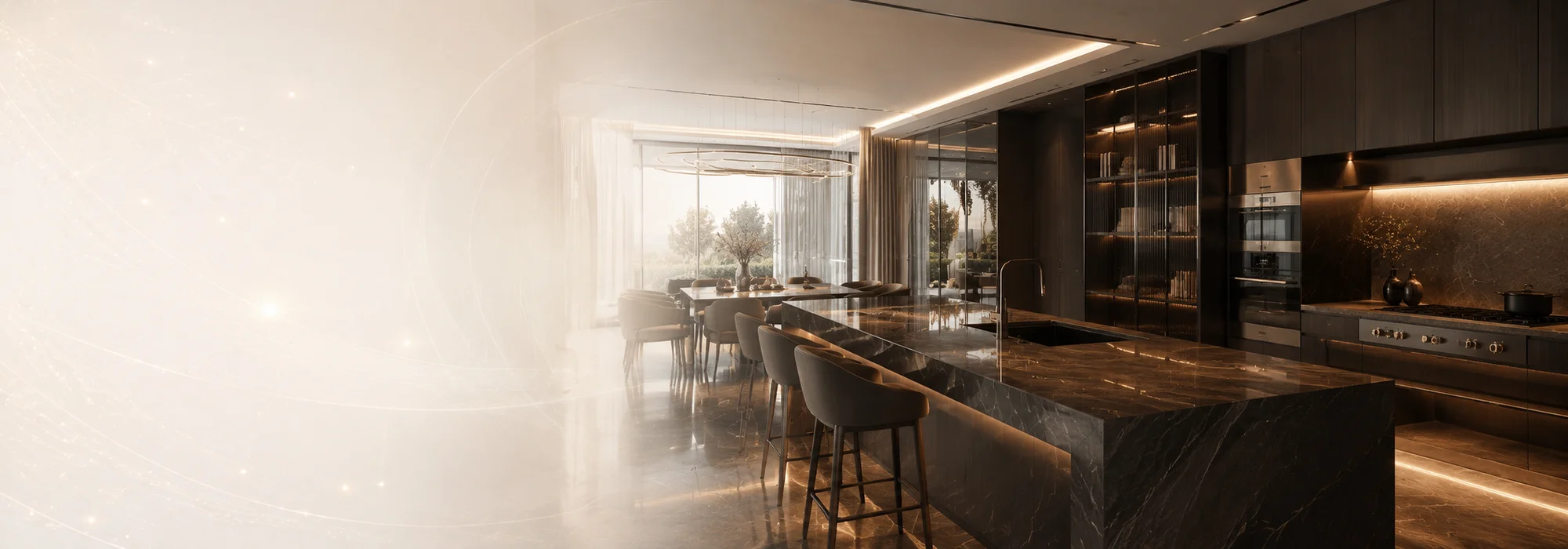 Eleganckie, ciepłe wnętrze Mivare Interiors